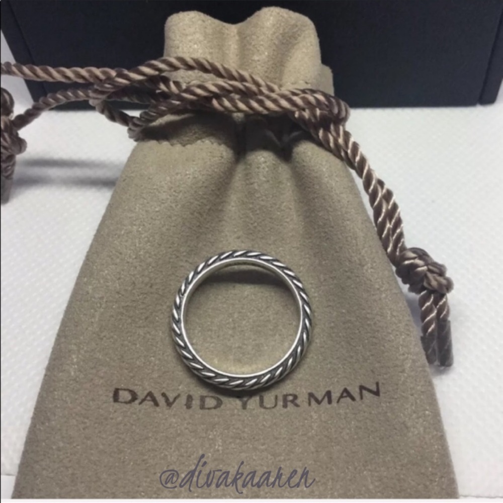 DAVID YURMAN Cable Classic Silver Stacking… - Picture 2 of 14